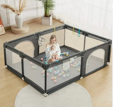 Load image into Gallery viewer, Comomy Baby Playpen/Gray (new open box)

