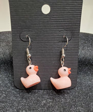 Load image into Gallery viewer, Dangle Rubber Ducky Earrings
